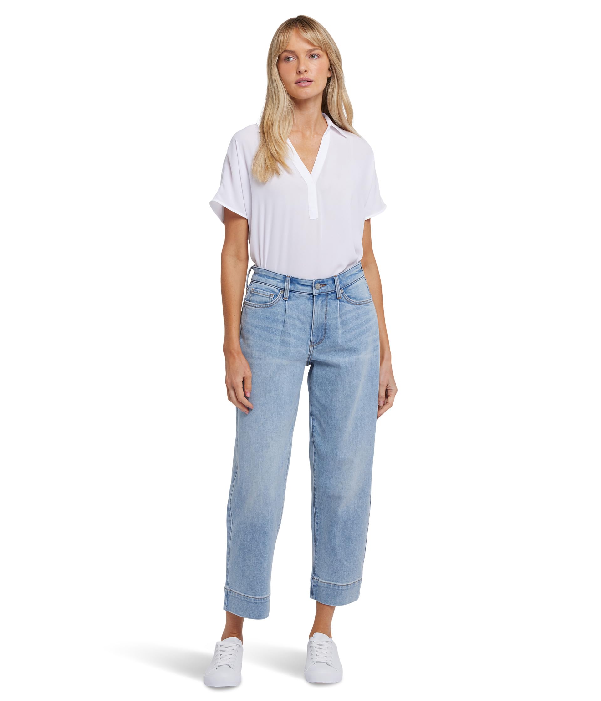 

Джинсы NYDJ Balloon Ankle Jeans In Santiago Sea, Santiago Sea