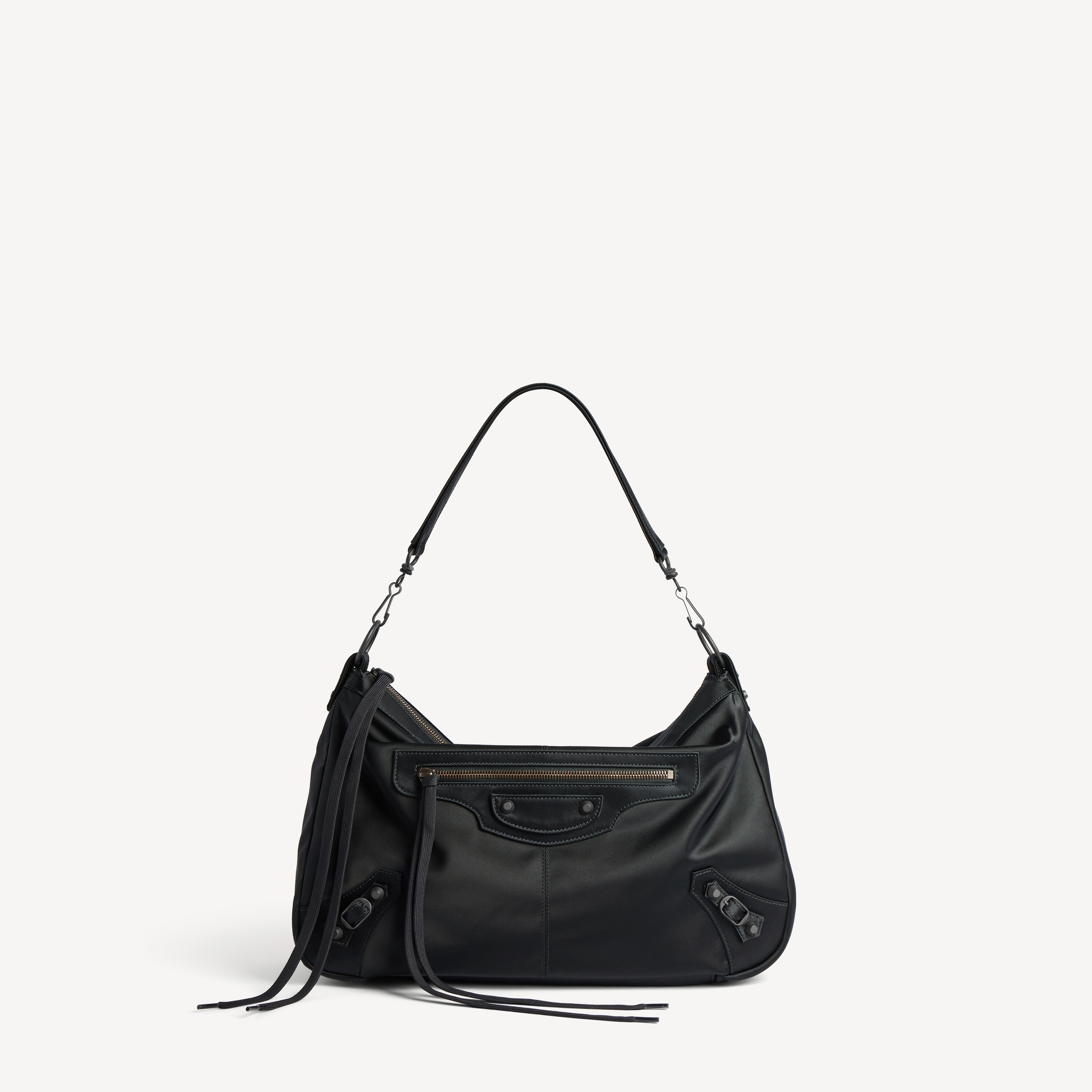 Мужская сумка le city moto medium в черном цвете BALENCIAGA, черный — фото 4
