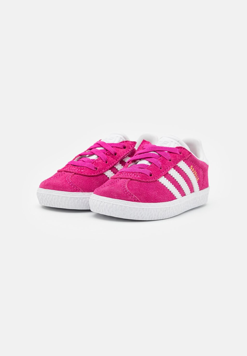 

Кроссовки на шнуровке GAZELLE COMFORT CLOSURE ELASTIC LACES KIDS adidas, розовый