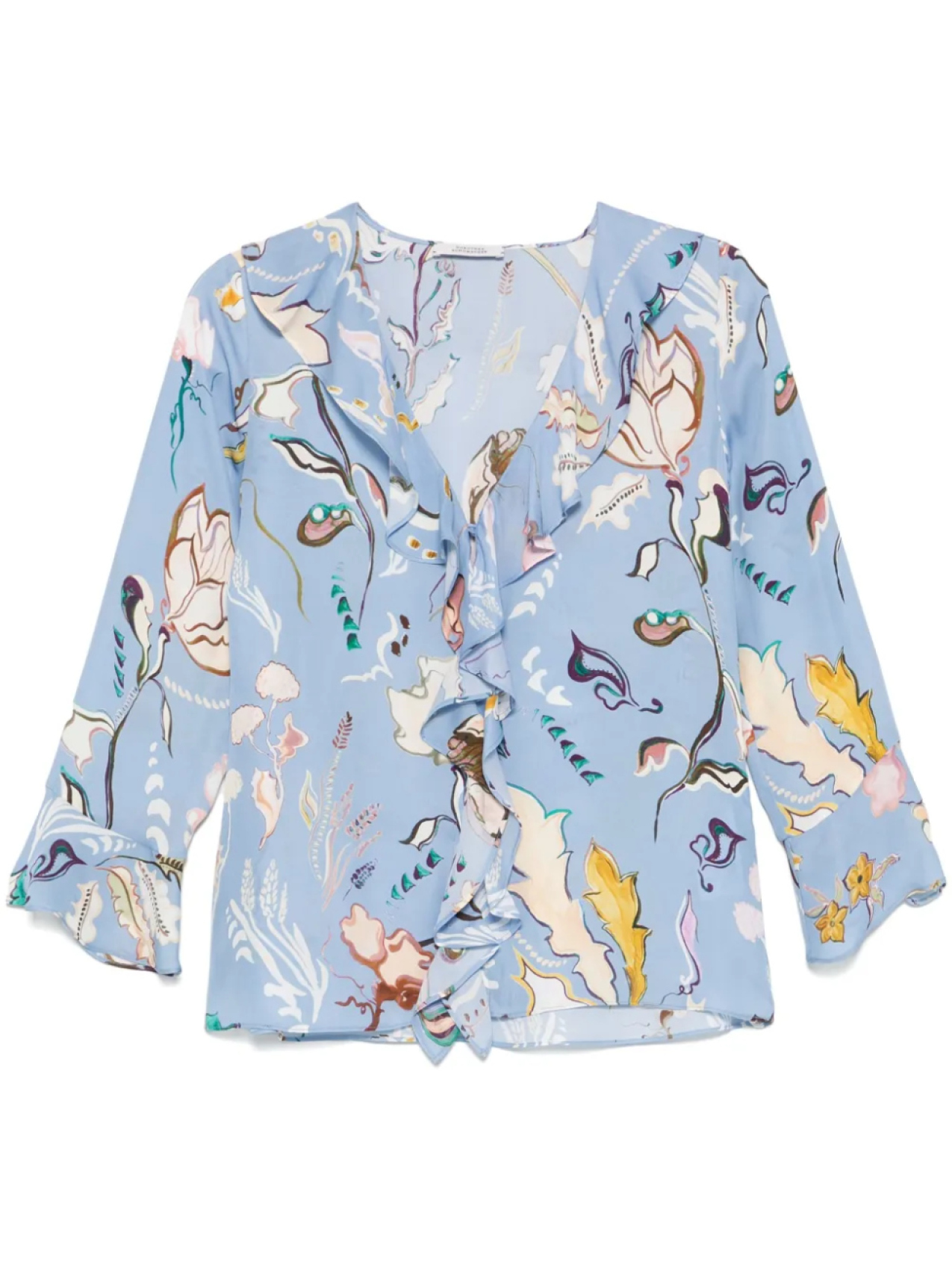 

Блузка Dorothee Schumacher Floral Twist, синий