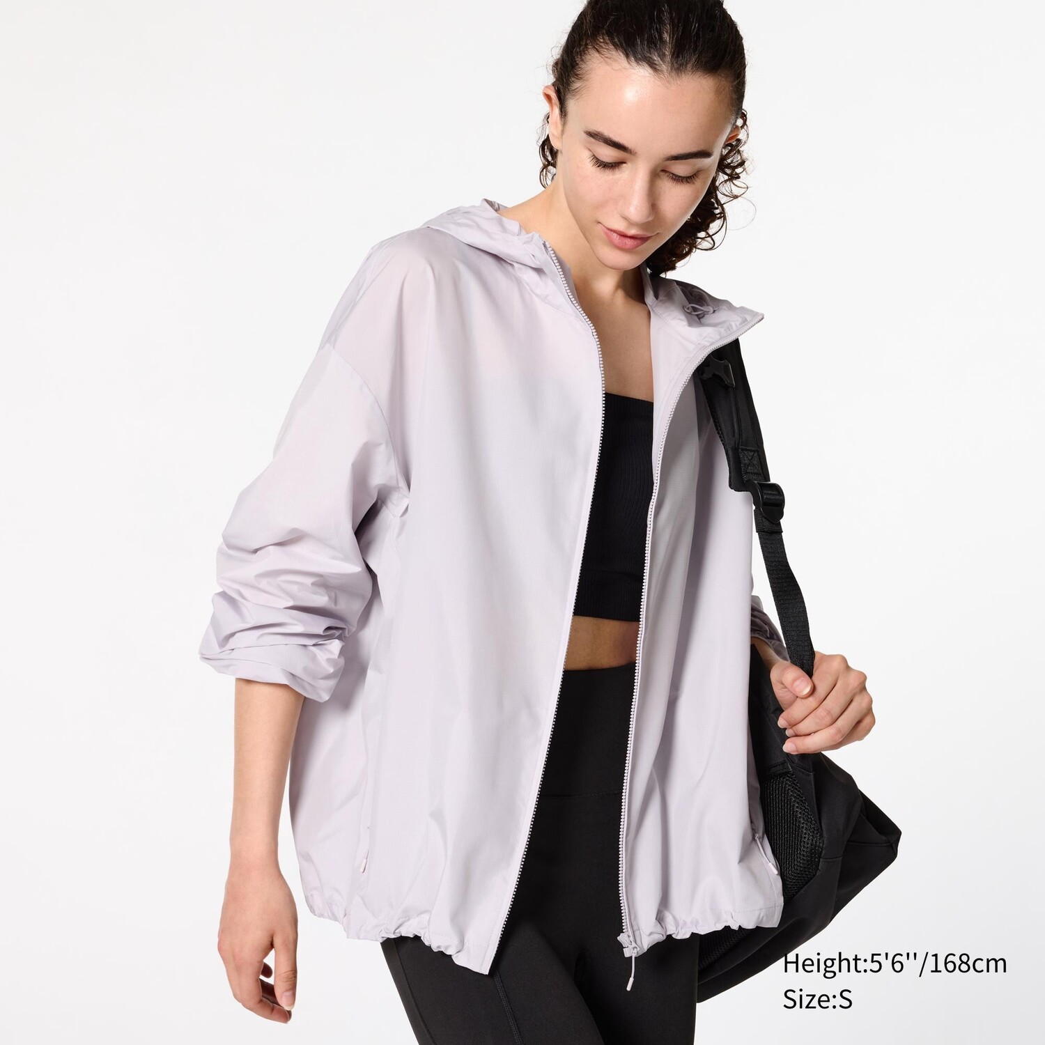 

Карманная парка с защитой от ультрафиолета UNIQLO, светло-серый