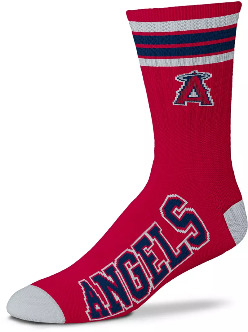 

Носки Deuce с 4 полосками для босых ног Los Angeles Angels For Bare Feet