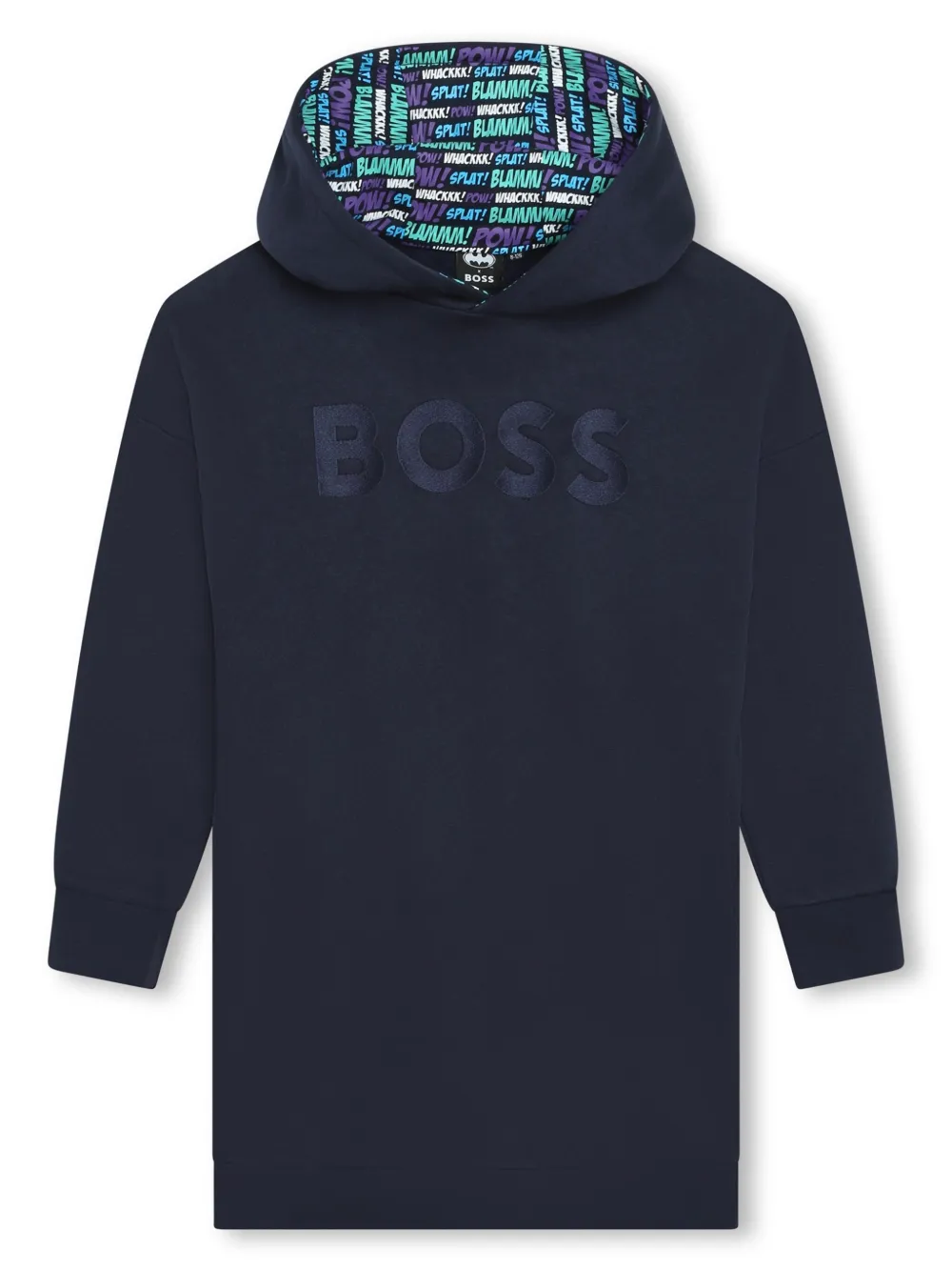 

Платье с логотипом из коллаборации с Batman BOSS Kidswear, синий
