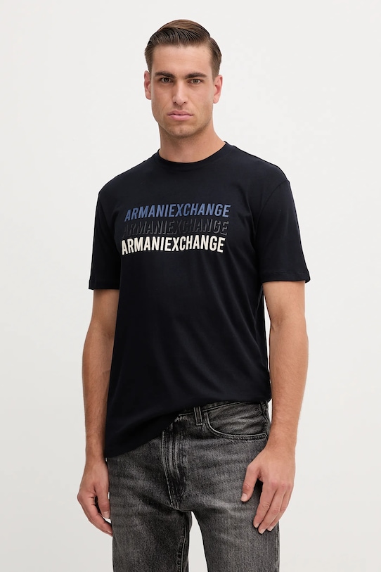 

Футболка Armani Exchange, темно-синий