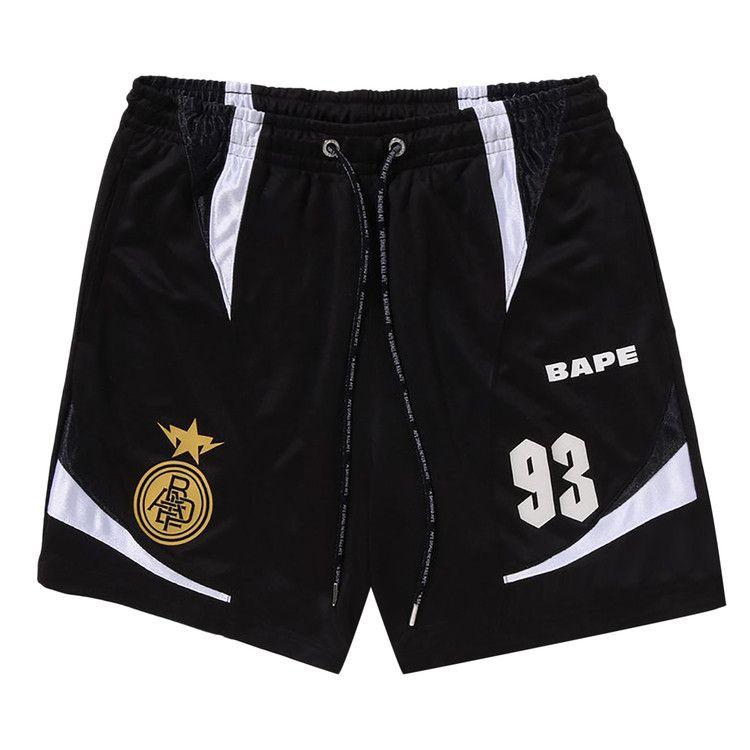 

Шорты BAPE Multi Logo Relaxed Fit Soccer Shorts, Black