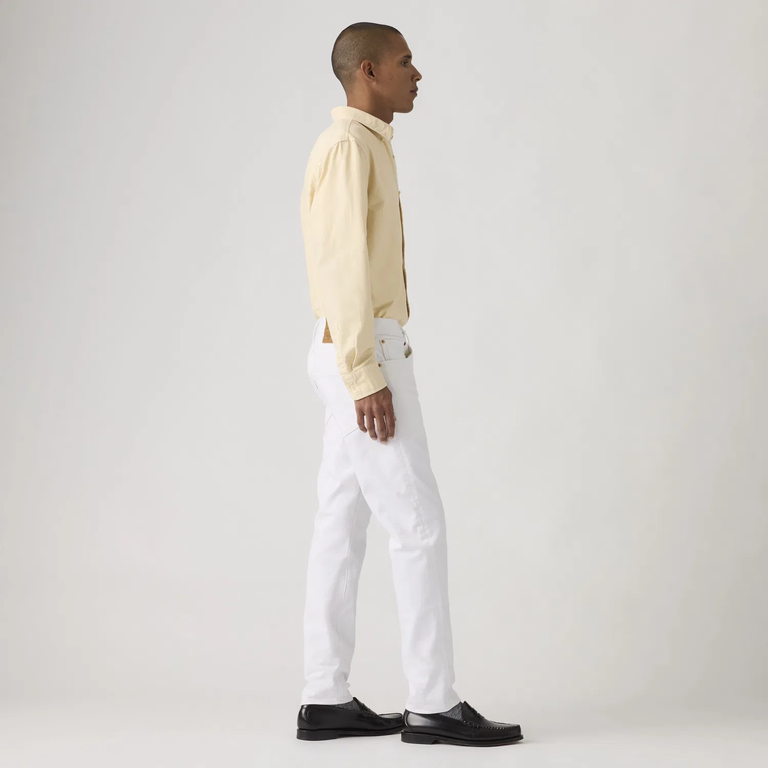 Мужские джинсы 512 Slim Taper Levi's, White — фото 4