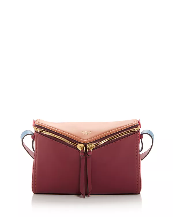 

Сумка через плечо из искусственной кожи с 3D-эффектом и стразами. Mcm, мультиколор