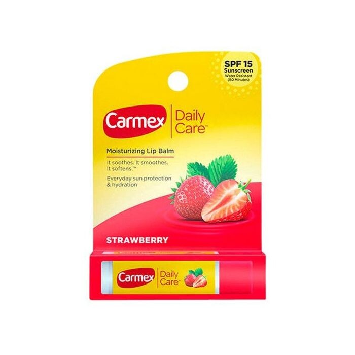 

Бальзам для губ Bálsamo Hidratante de Labios sabor Fresa Carmex, Transparente