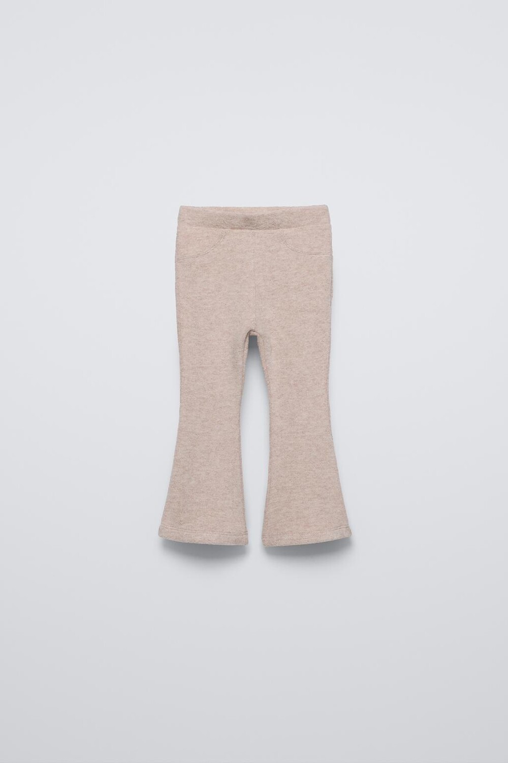 

Мягкие леггинсы-расклешки soft touch ZARA, песочный/мергель