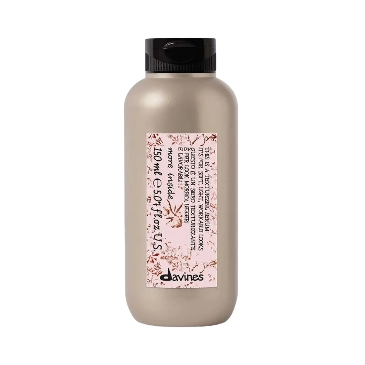Davines Это текстурирующая сыворотка, обеспечивающая легкую фиксацию, текстуру и структуру - сыворотка для создания волнистых волос - придает объем и мягкость, не утяжеляя волосы, 170 мл