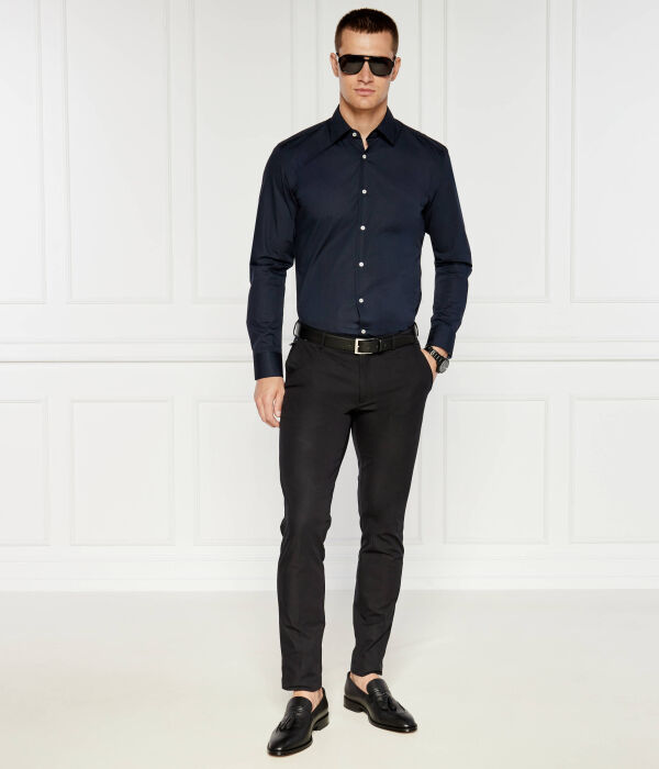 Рубашка Boss Hank Slim Fit, синий — фото 2