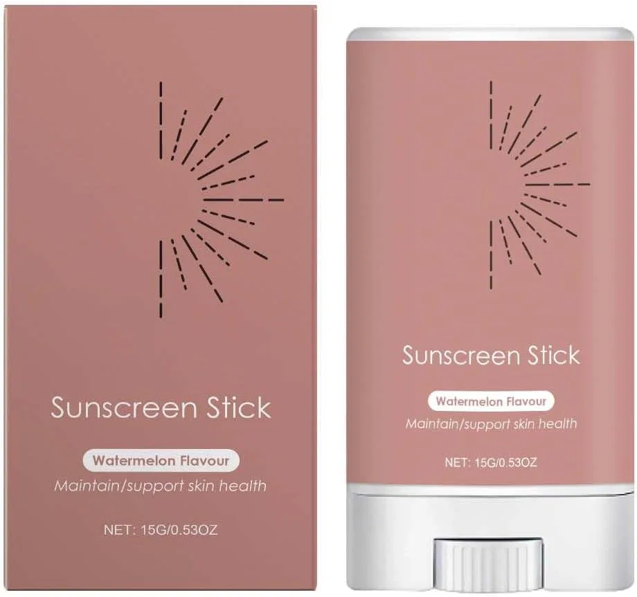 Солнцезащитный стик для лица See-Through Sunscreen Stick, коричневый, 34 г Generic
