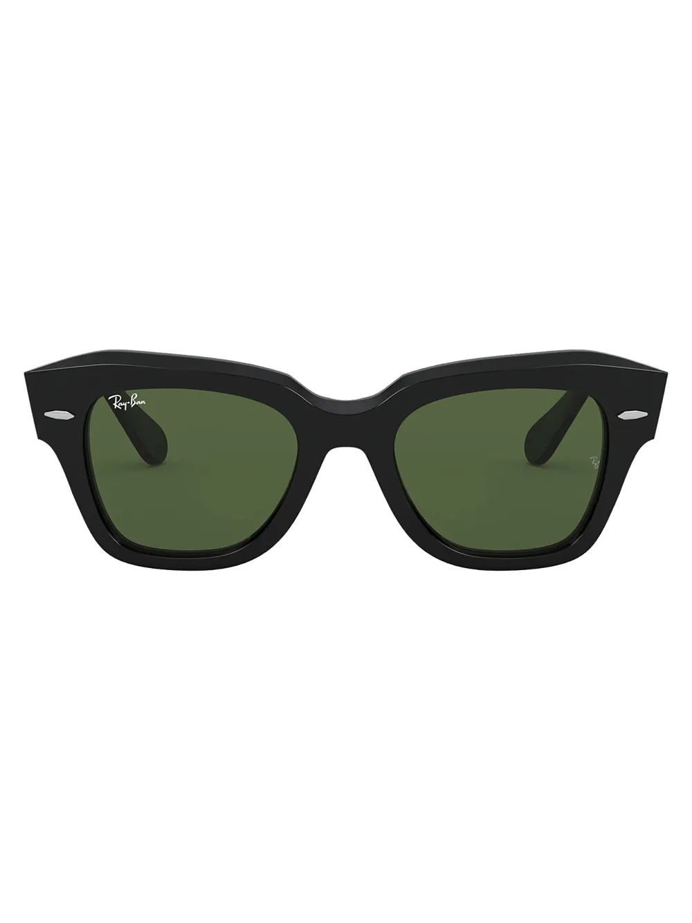 

Солнцезащитные очки State Street в квадратной оправе Ray-Ban, черный