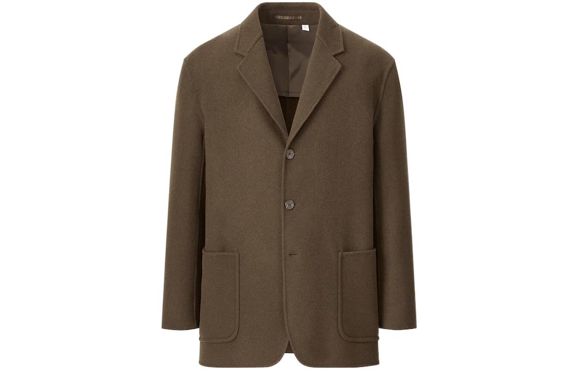 

UNIQLO Мужской деловой костюм умбра, Umber