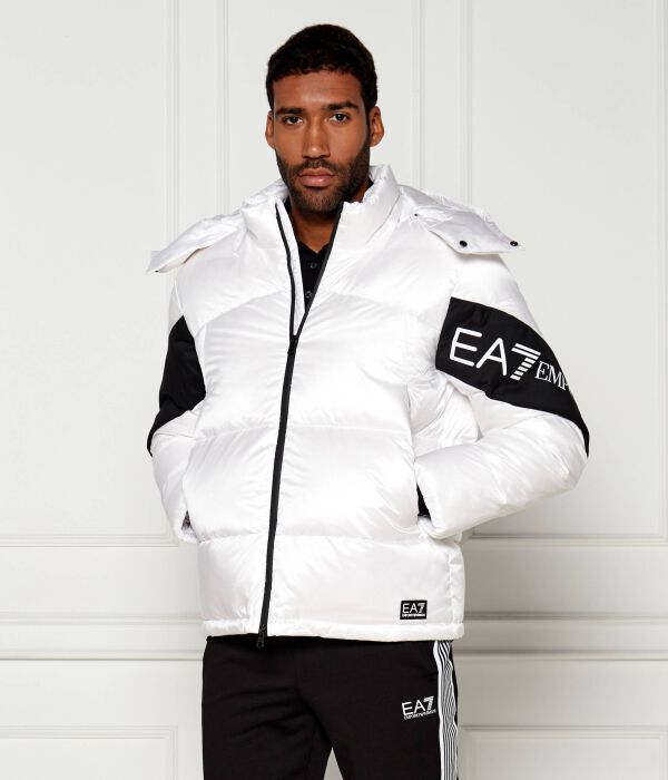 

Пуховик Regular fit Ea7, белый