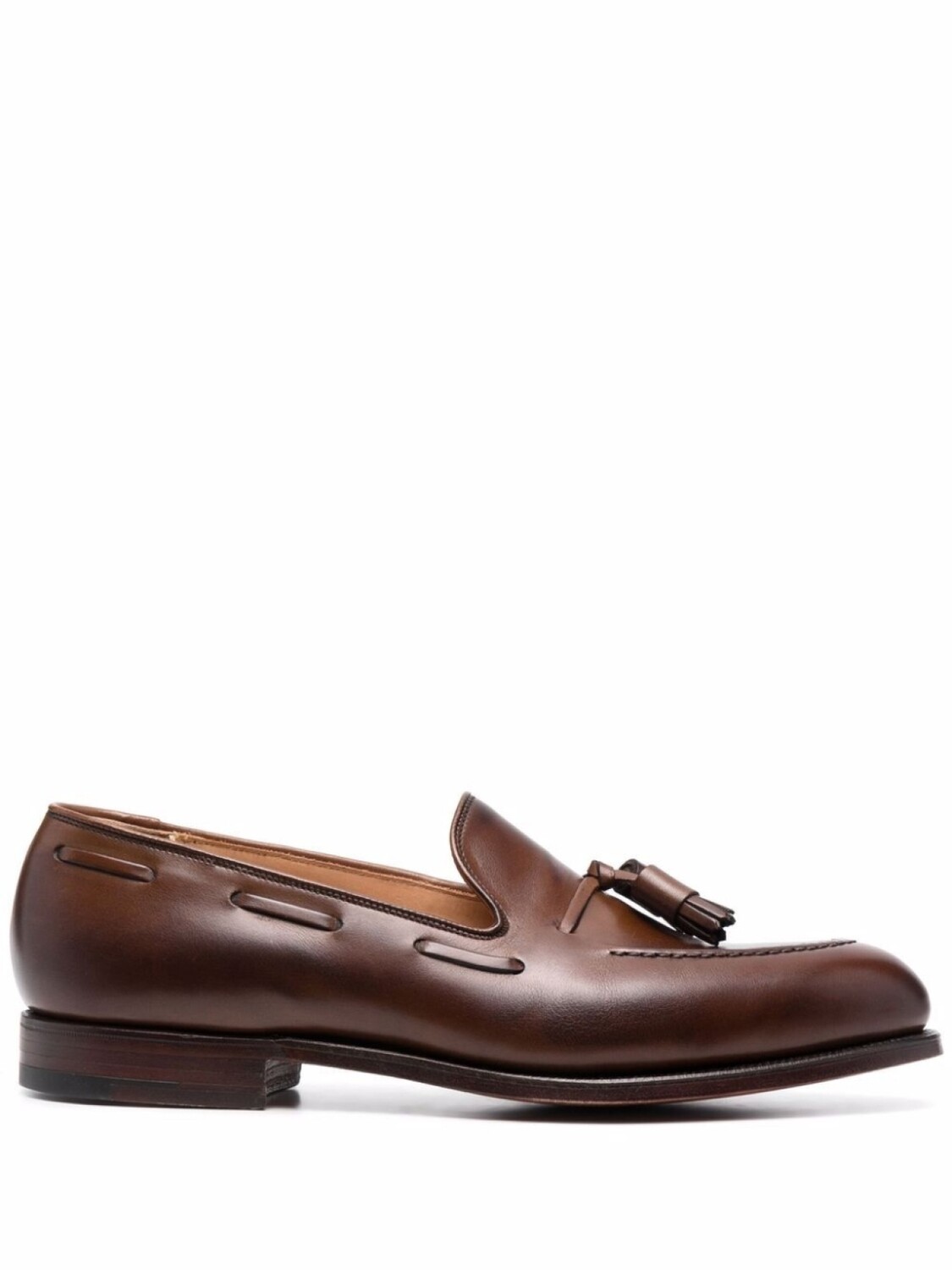 

Crockett & Jones лоферы с кисточками, коричневый