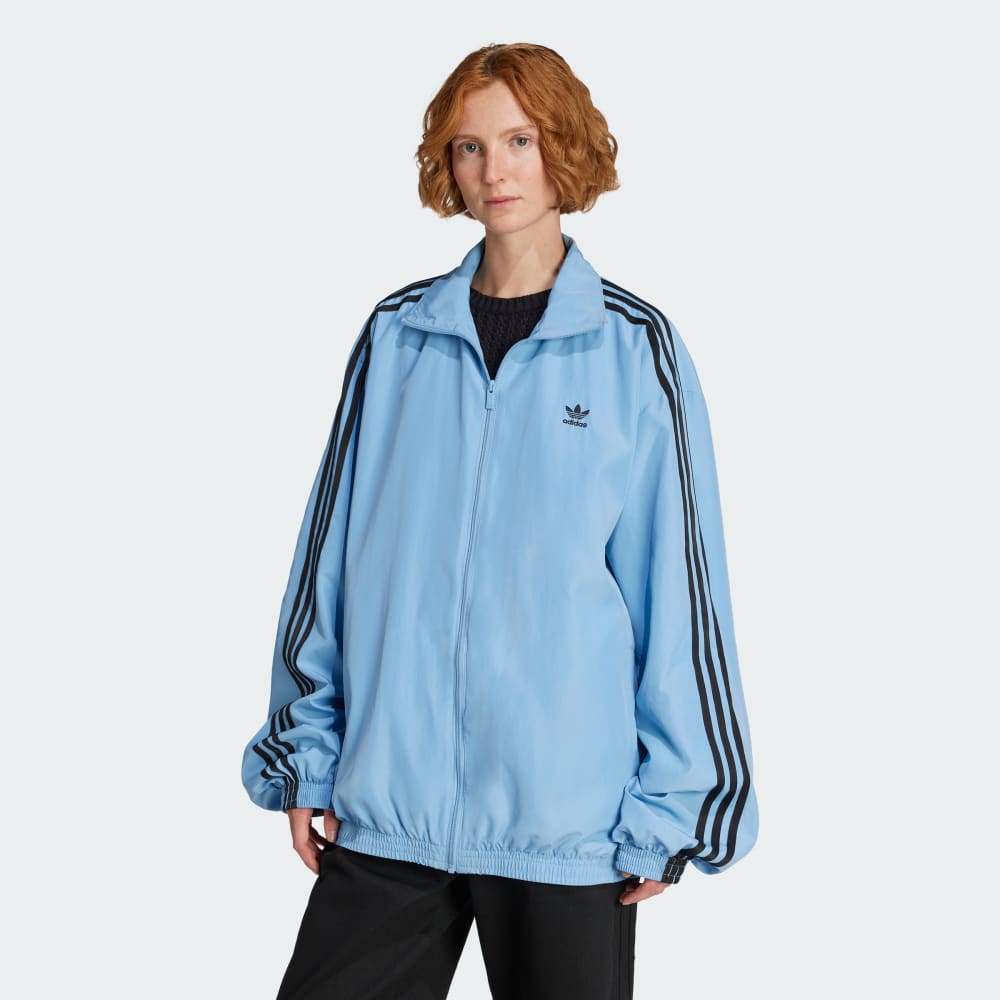 

Спортивный костюм Adidas Adilenium Season 3 Oversized Track Top, цвет Ash Blue/Black
