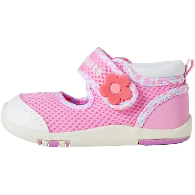 Кроссовки дышащие mid top для малышей Pink Infant And Toddler MIKI HOUSE