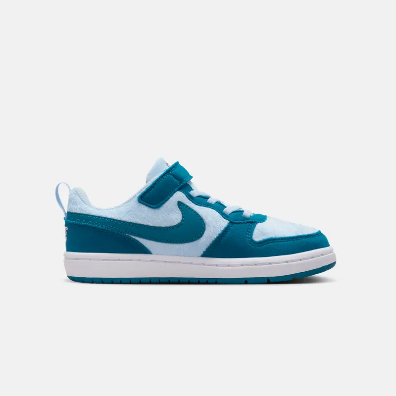 Кроссовки для скейтбординга Court Borough Low top, детские Nike, Winter Elf — фото 4