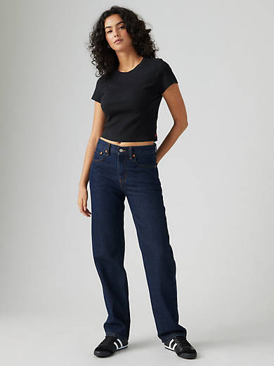 

Джинсы женские Low Pro Levi's, цвет Shaded View - Dark Wash