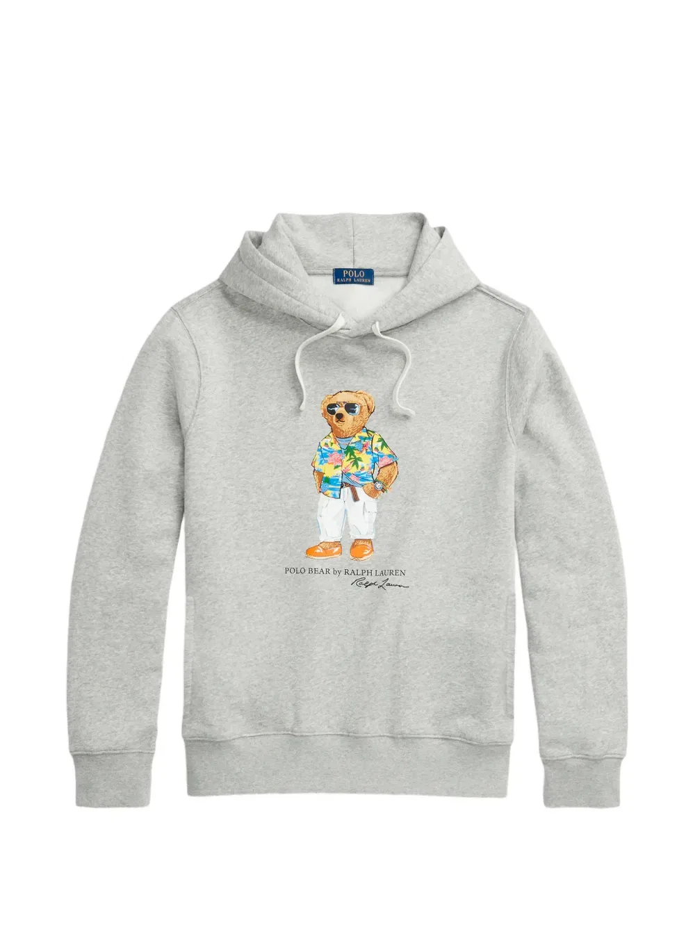 Худи с графическим принтом Polo Bear Polo Ralph Lauren, серый