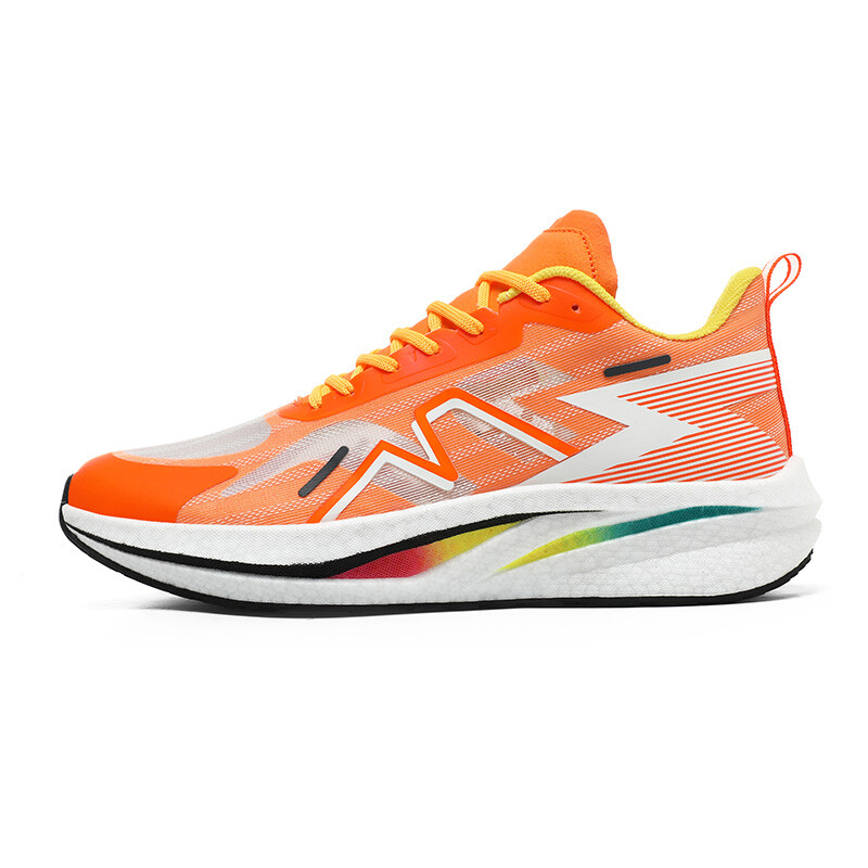 

Кроссовки унисекс с низким верхом Kuding, цвет Electric orange