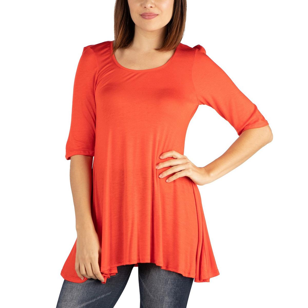 

Блузка женская 24seven Comfort Apparel, цвет carrot