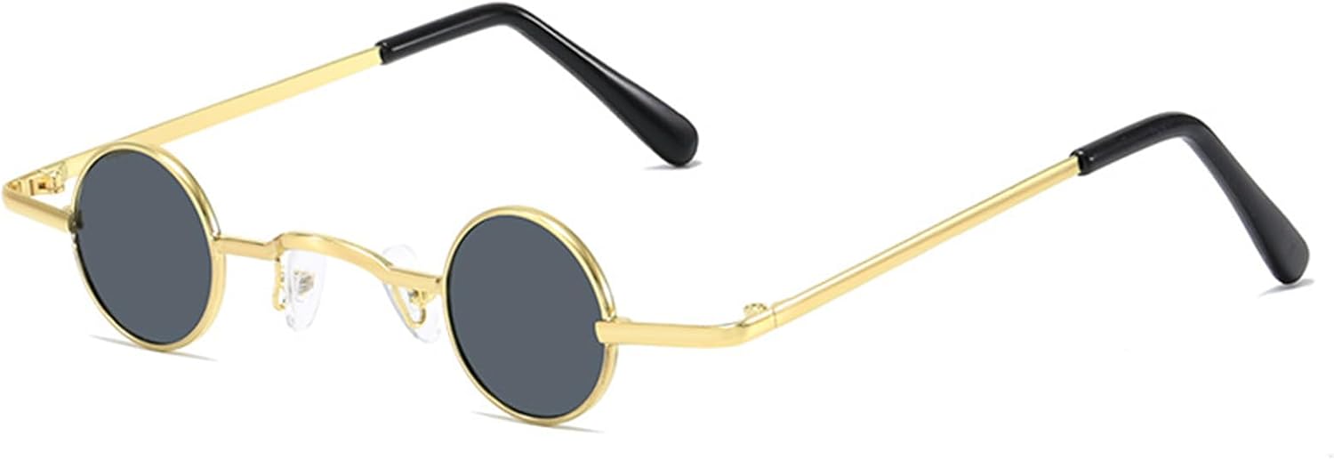 

Очки в стиле хиппи, круглые солнцезащитные очки в стиле стимпанк, готические солнцезащитные очки, маленькие круглые солнцезащитные очки, круглая металлическая оправа, винтажные солнцезащитные очки boxidixi