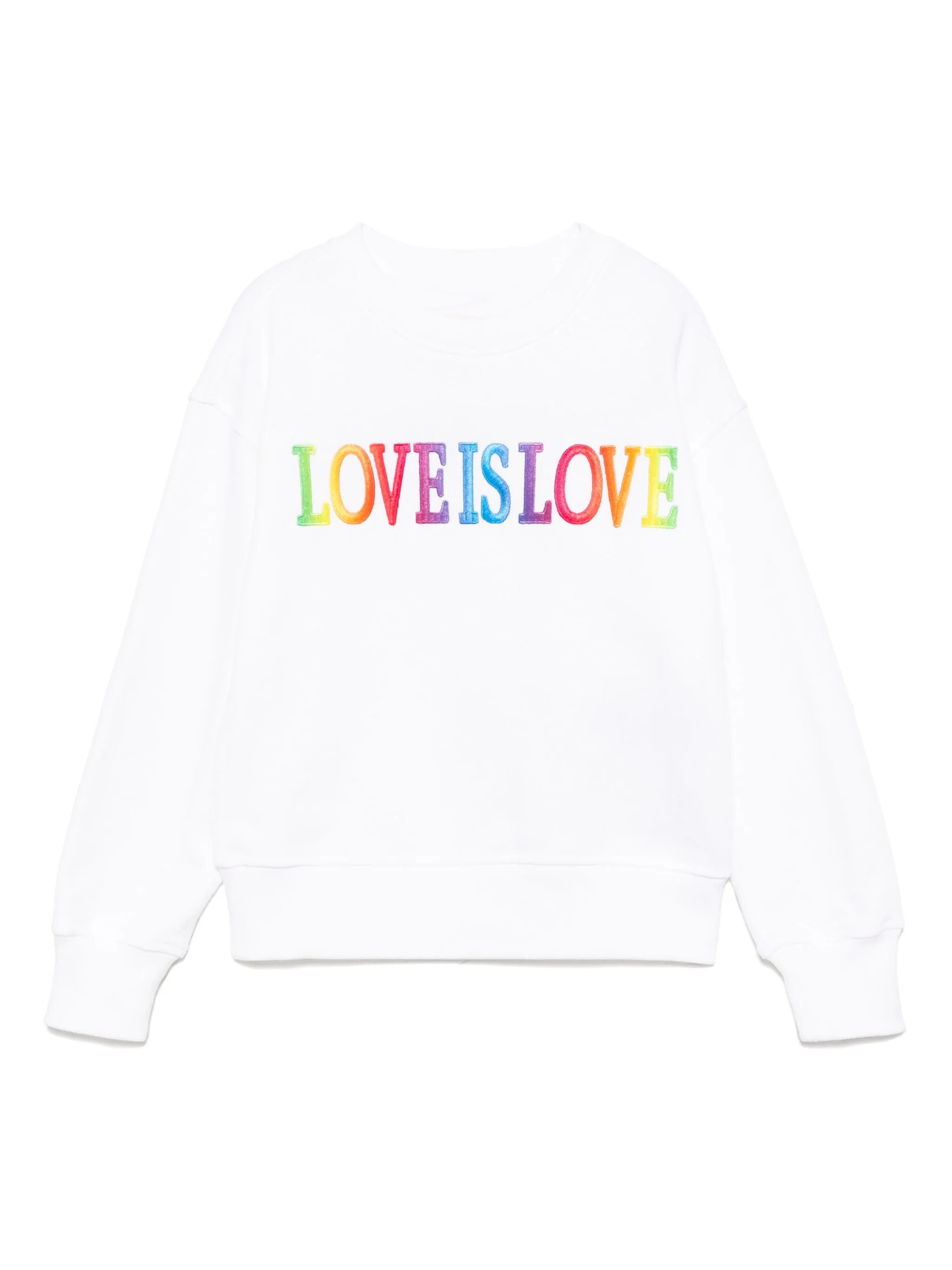 

Футболка с вышитым логотипом Alberta Ferretti Kids, белый