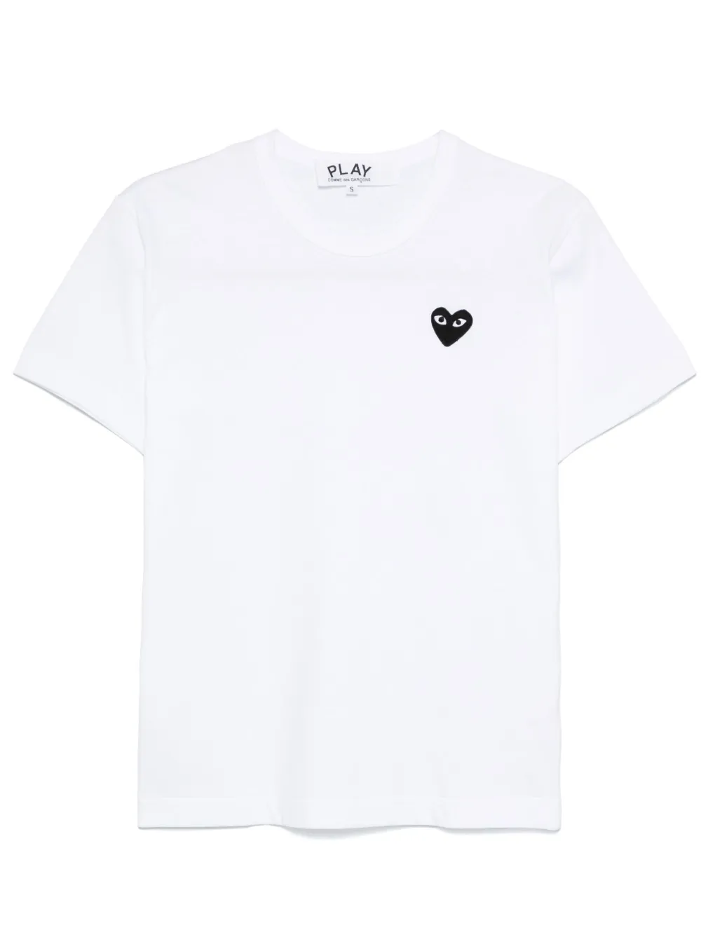 

Футболка с нашивкой Comme Des Garçons Play, белый