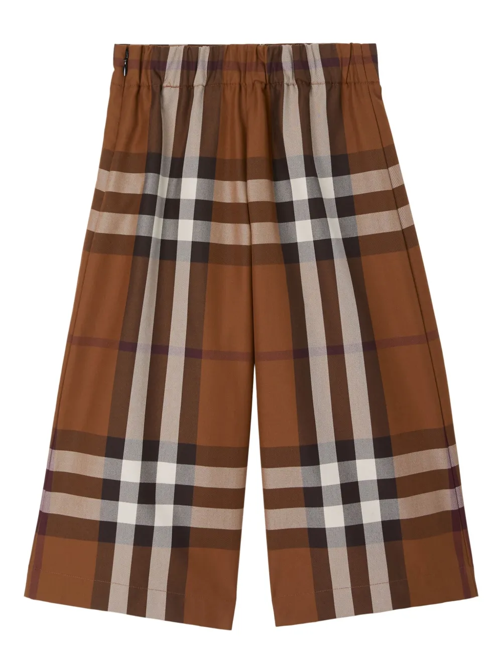 Брюки в клетку Vintage Check BURBERRY KIDS, коричневый — фото 2