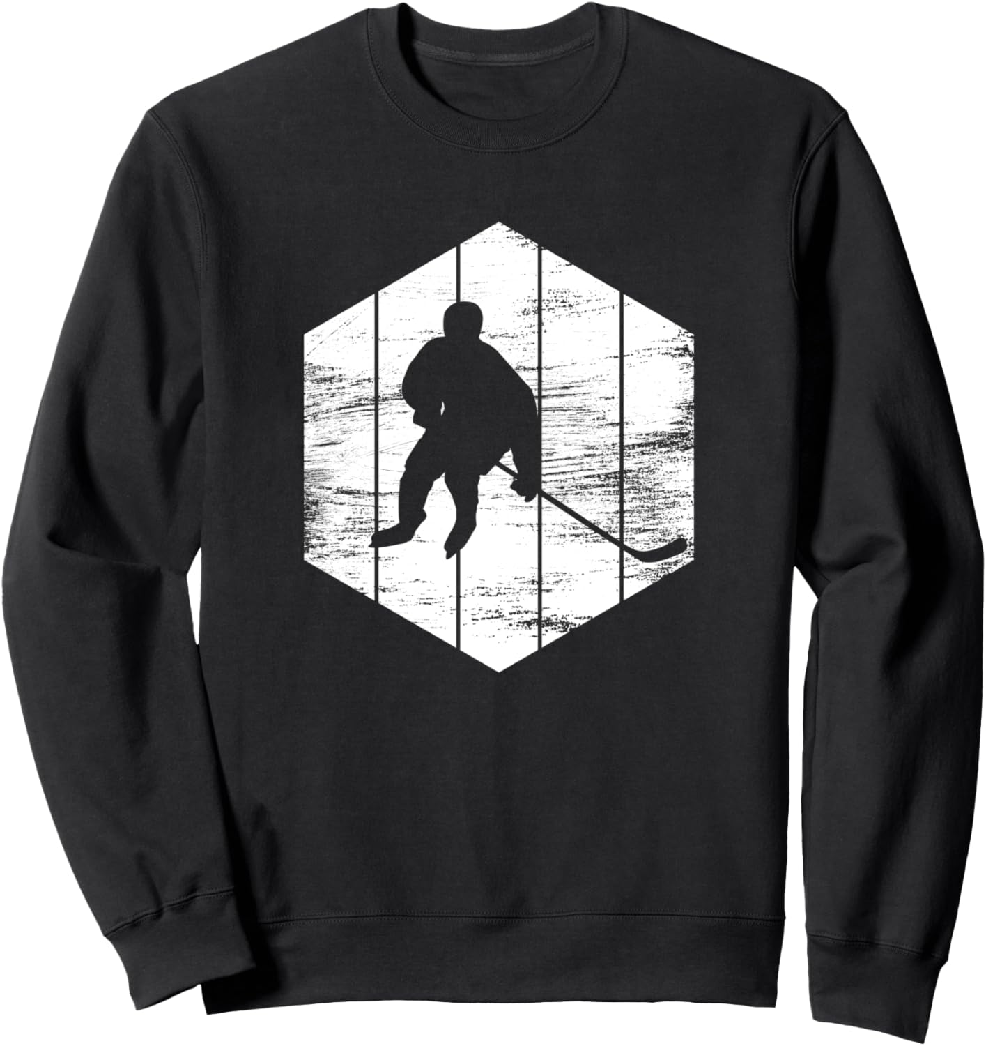 

Толстовка с рисунком хоккеиста Funny Ice Hockey Graphic Tees And Giveaways, черный