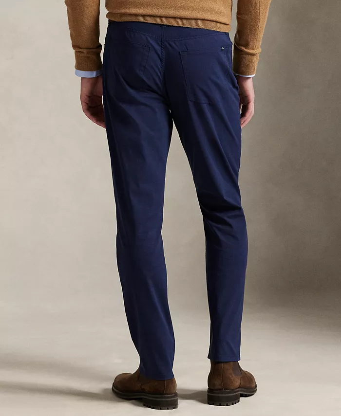 Мужские классические брюки Performance Twill Polo Ralph Lauren, синий — фото 4