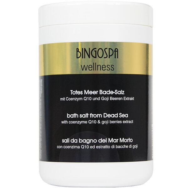 

Соль Мертвого моря с коэнзимом Q10 и экстрактом ягод годжи, 1000 г Bingospa Wellness
