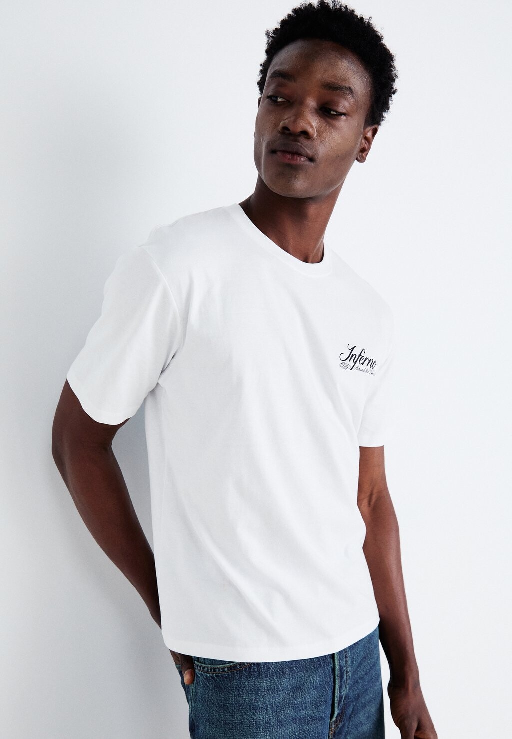 

Футболка с набивным рисунком Jorignited Tee Crew Neck Jack & Jones, ярко-белая