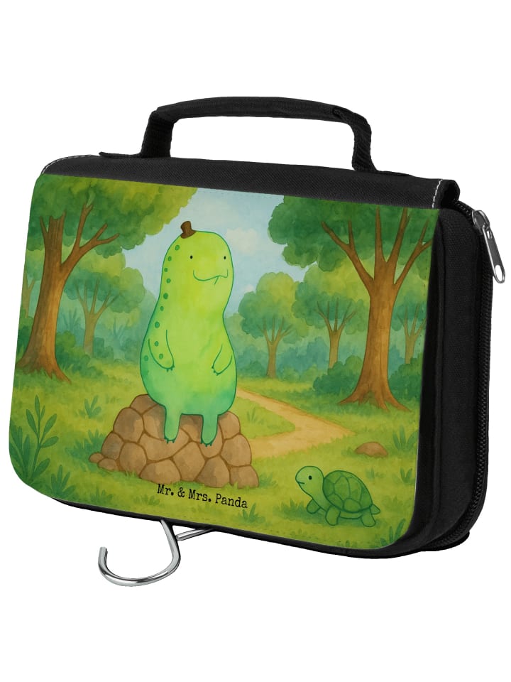 

Mr. & Mrs. Panda Косметичка с дизайном «черепаха отдыха» без слогана, белого цвета