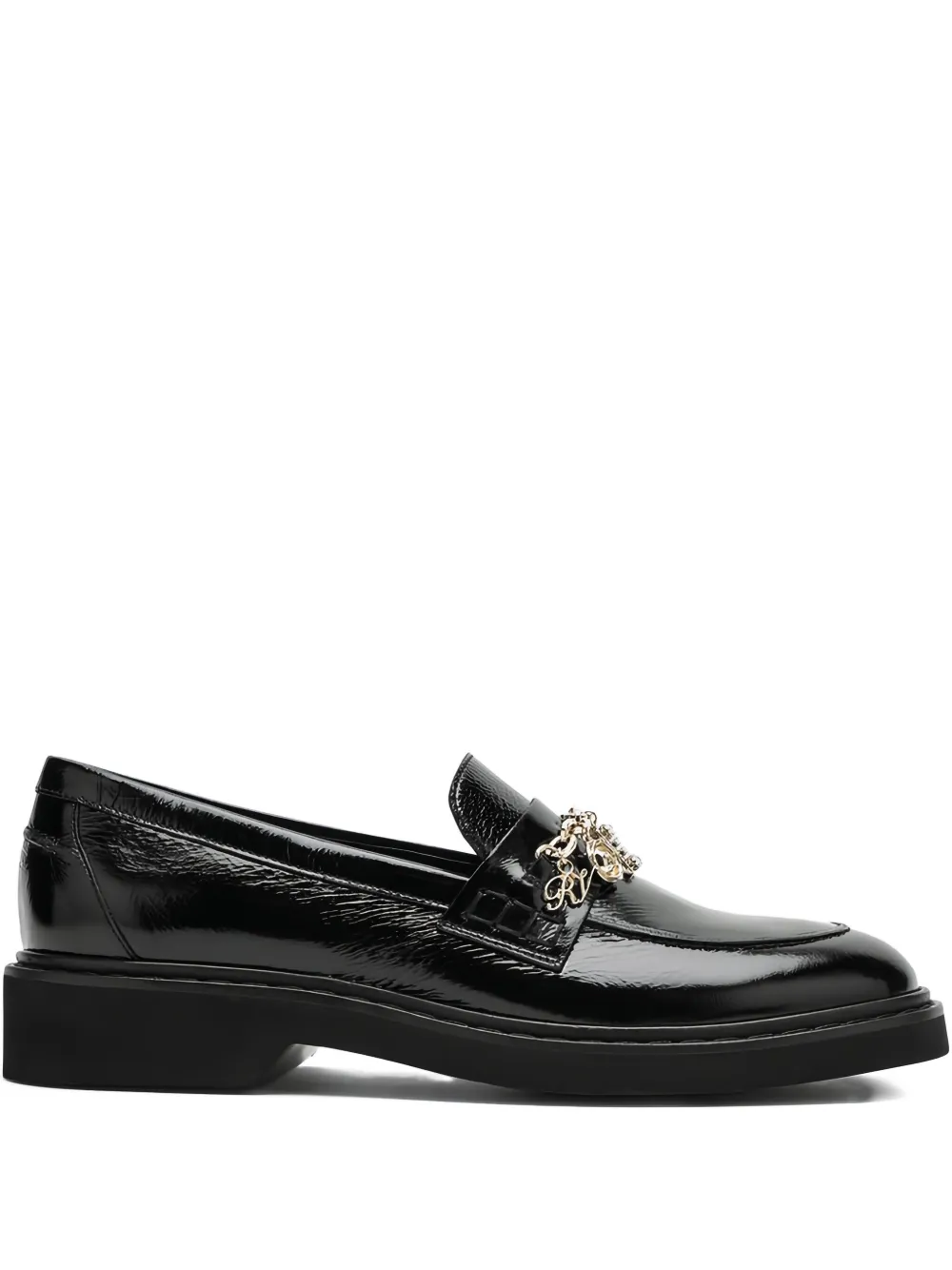 Лоферы Viv' Rangers с цепочным декором Roger Vivier, черный