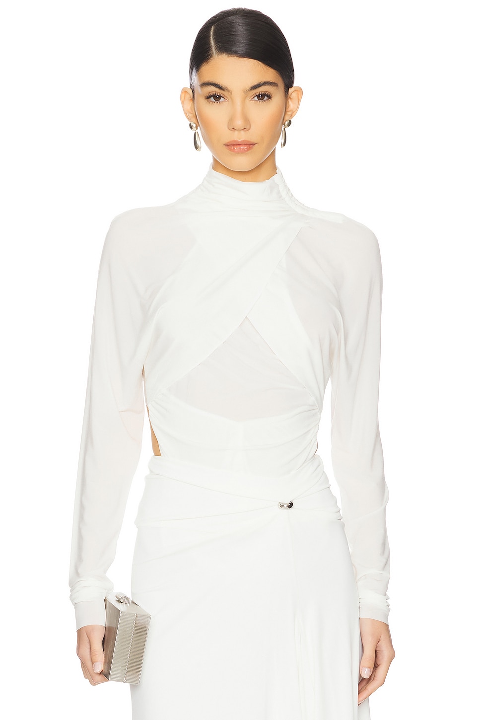 

Топ с драпировкой Seraphina от Bec + Bridge, white