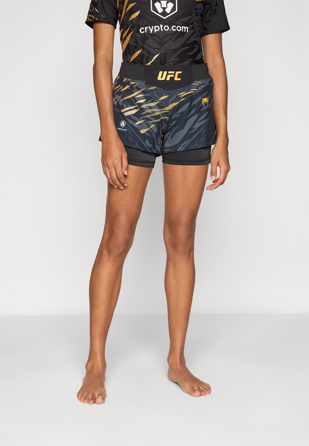 

Спортивные шорты UFC FUSION AUTHENTIC FIGHT NIGHT WOMENS FIGHT SHORT CHAMPION Venum, черный