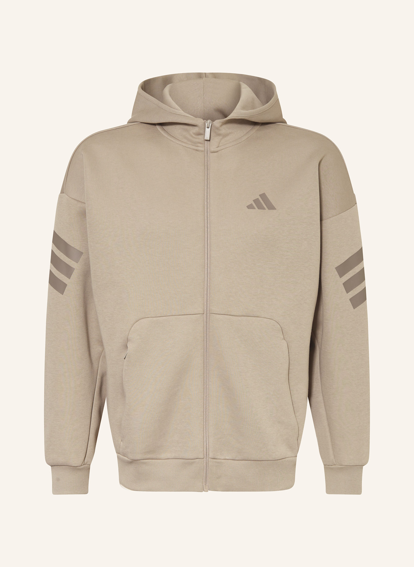 

Толстовка Future Icons три полоски Adidas, коричневый