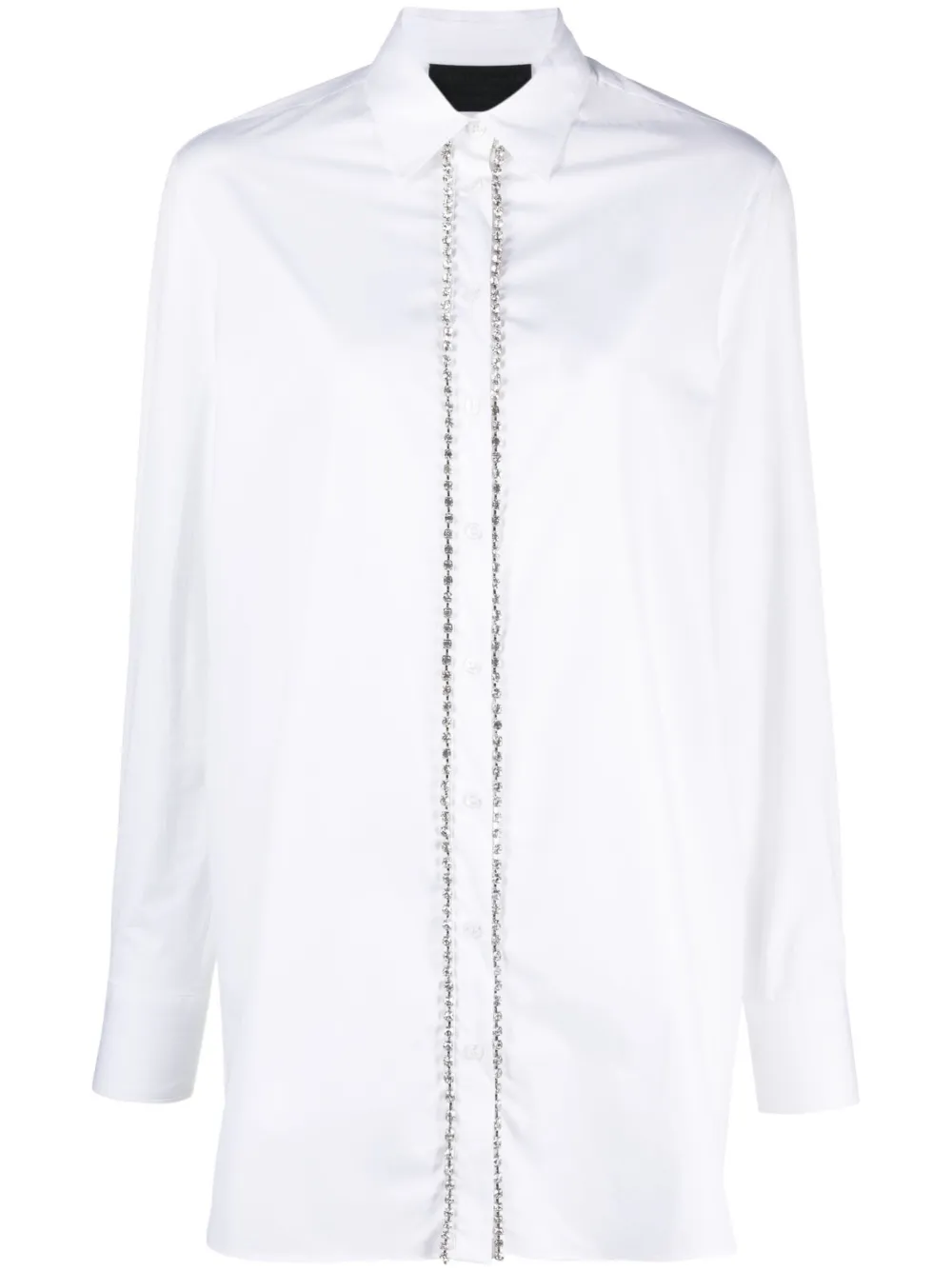 

Рубашка с кристаллами Philipp Plein, белый