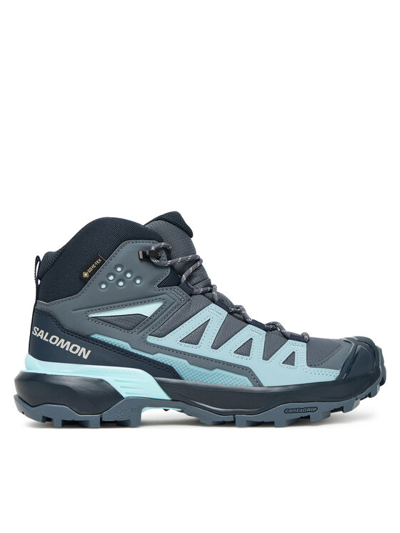 Треккинговые ботинки женские Salomon X Ultra 360 с мембраной Gore-Tex, зелёный