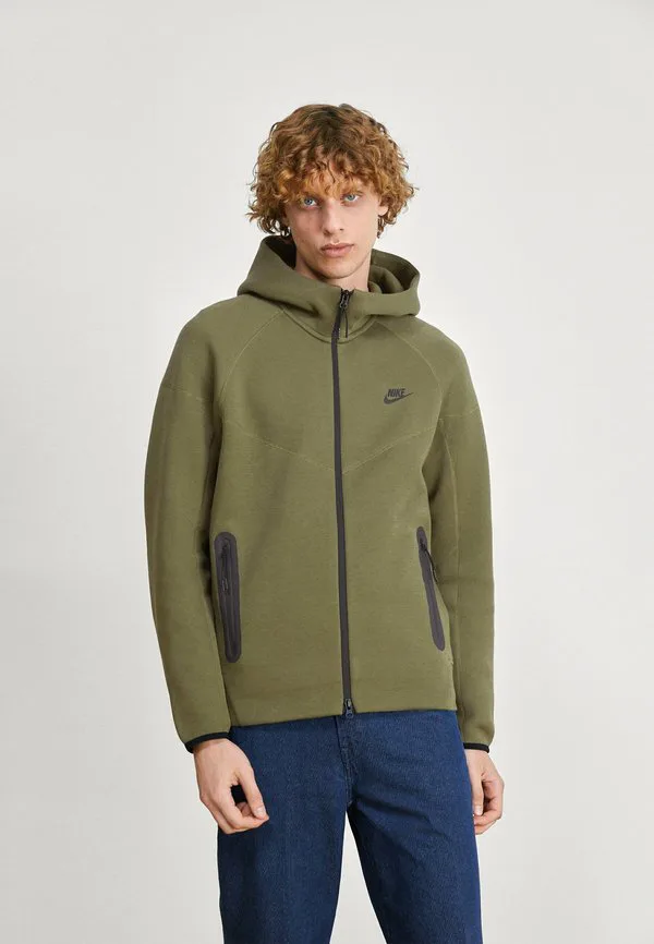 Технологичная толстовка на молнии Nike Sportswear, Green — фото 3