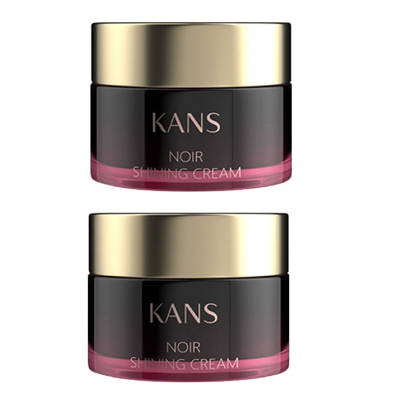 

Крем для лица Black Obsidian Crystal увлажняющий 50g KANS, 50g*2 Bottles