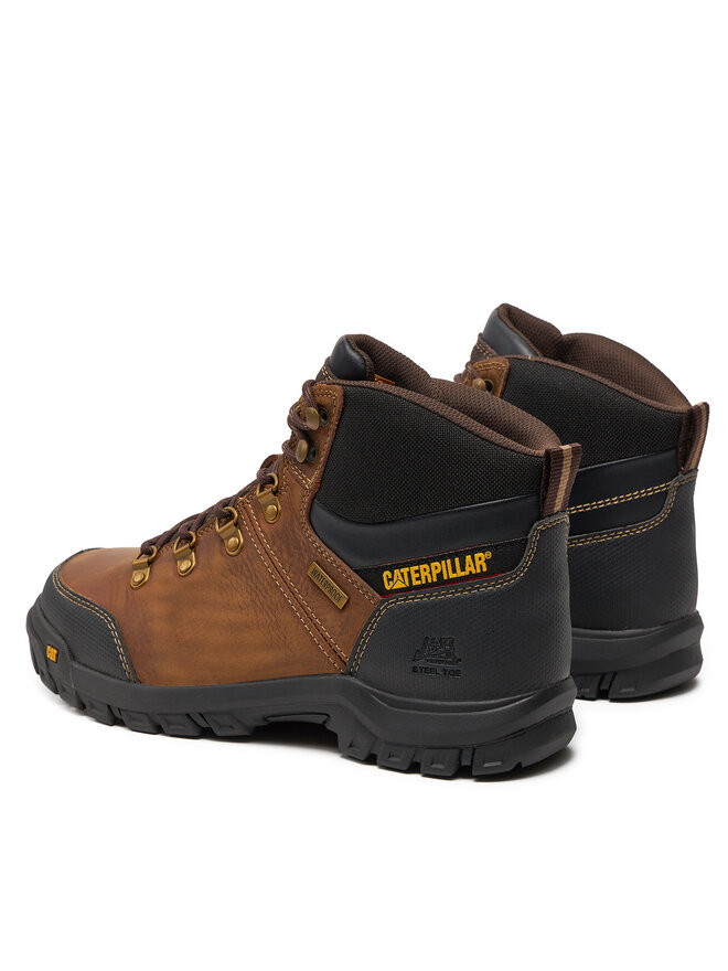 Ботильоны на шнуровке CAT Footwear Framework St S3 Wr Hro P722602, коричневый — фото 4