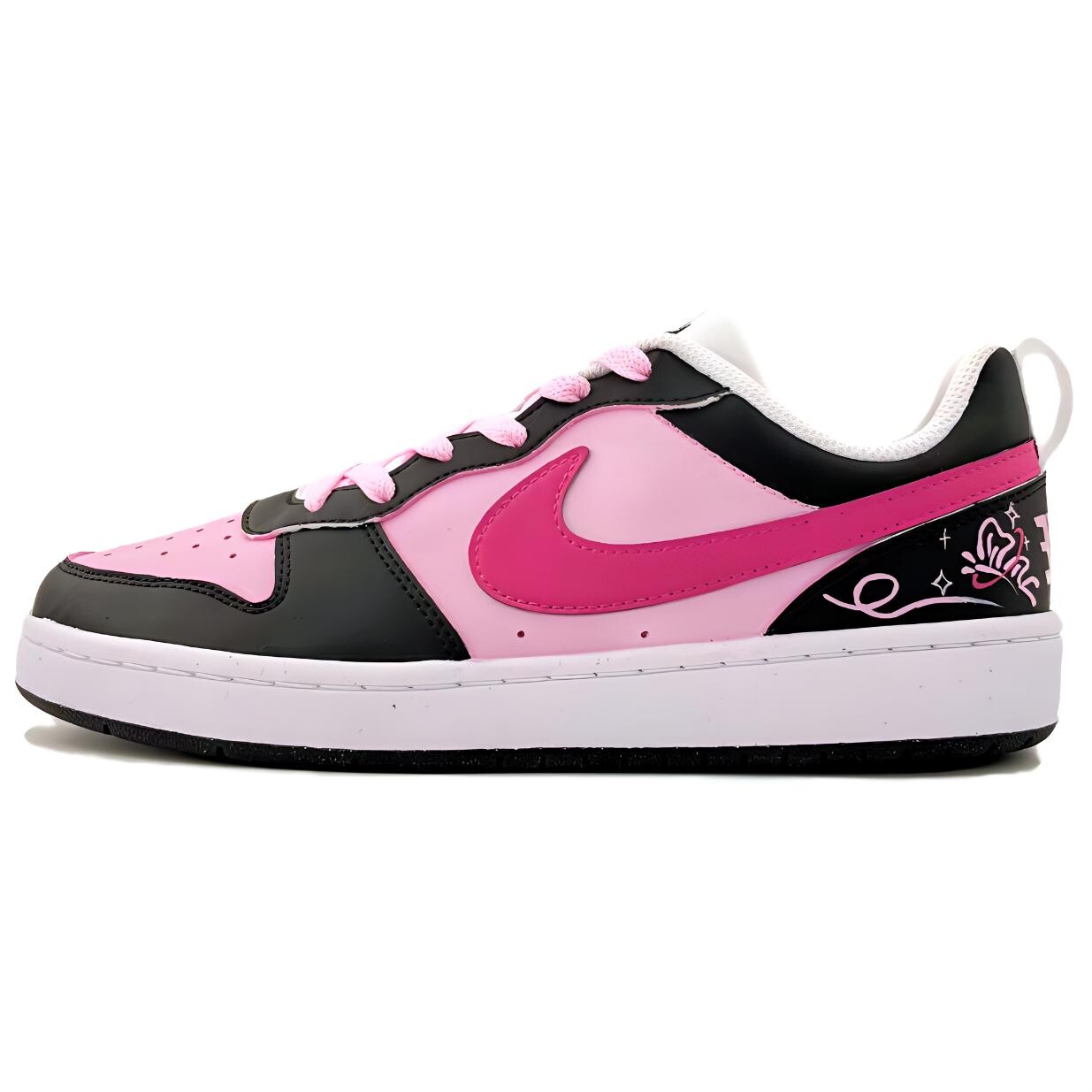 

Женские кроссовки для скейтбординга Nike Court Borough Low, Black/Pink