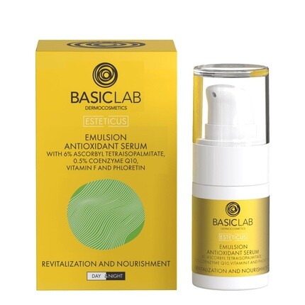 

BasicLab Dermocosmetics Эмульсионная сыворотка для лица с витамином С 15 мл