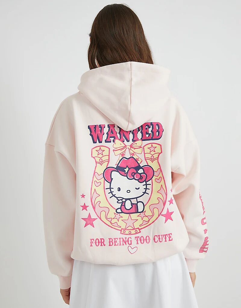 

Худи Skinnydip London Hello Kitty Want в розовом цвете
