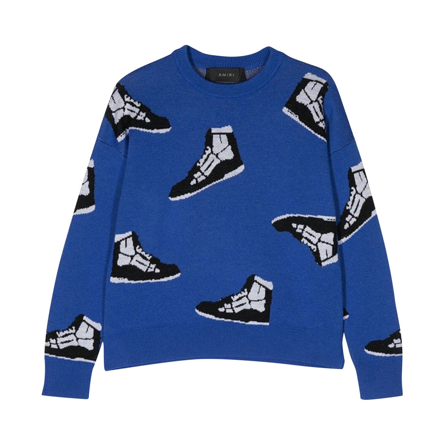 

Amiri Kids Свитер с круглым вырезом, цвет Скел
