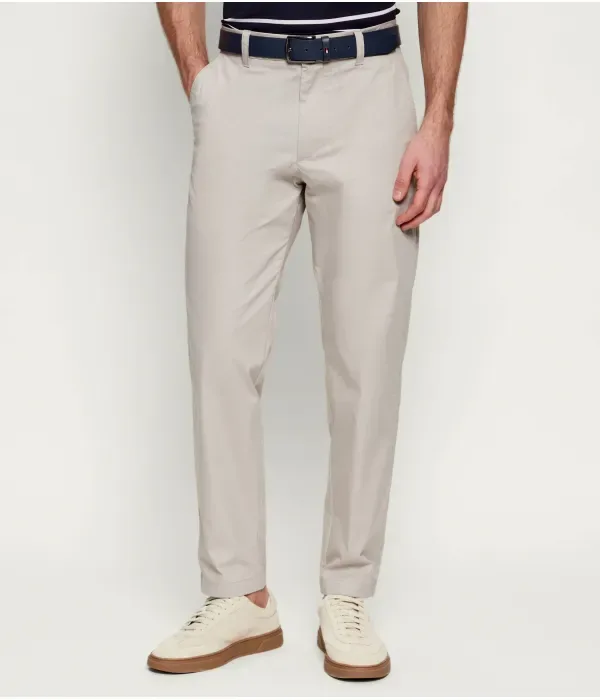 Брюки чинос DS-9 tapered fit Boss Orange, серый